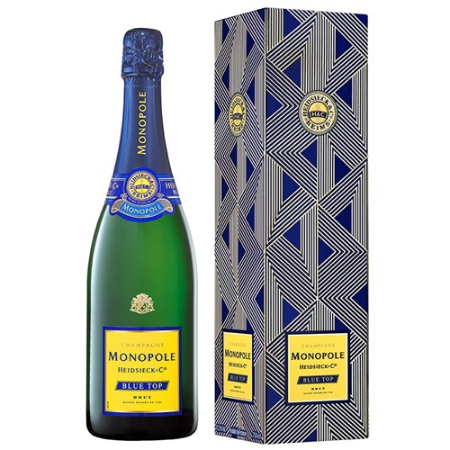 Monopole Heidsieck & Co Blue Top Brut Champagne – Elegant and Fruity
